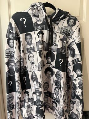 Black & White Photo Grid Hoodie
